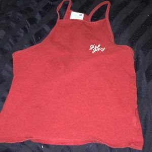 Girl gang crop top